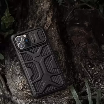 Pancéřový kryt Nillkin Adventruer Case pro iPhone 13 Pro s krytem fotoaparátu modrý