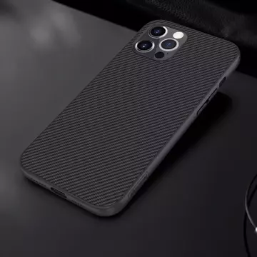 Pancéřový kryt Nillkin Synthetic Fiber Case pro iPhone 12 Pro Max černý