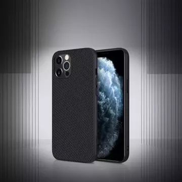 Pancéřový kryt Nillkin Synthetic Fiber Case pro iPhone 12 Pro Max černý