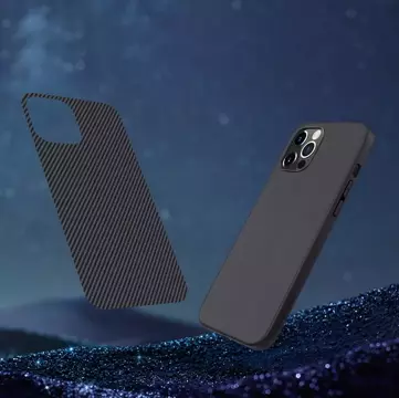 Pancéřový kryt Nillkin Synthetic Fiber Case pro iPhone 12 Pro Max černý