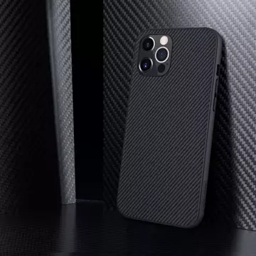 Pancéřový kryt Nillkin Synthetic Fiber Case pro iPhone 12 Pro Max černý