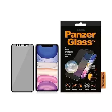 PanzerGlass E2E Super pro iPhone Xr/11 Case Friendly, CamSlider Privacy černá/černá