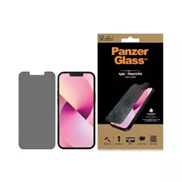 PanzerGlass Standard Super pro iPhone 13 Mini 5,4" Privacy Antibacterial P2741