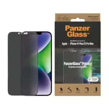 PanzerGlass Ultra-Wide Fit pro iPhone 14 Plus / 13 Pro Max 6,7" Ochrana soukromí Antibakteriální P2773