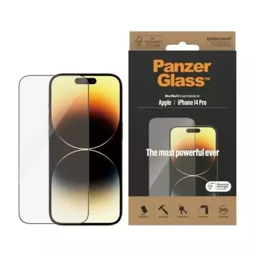 PanzerGlass Ultra-Wide Fit pro iPhone 14 Pro 6,1" Antibakteriální ochrana obrazovky 2772