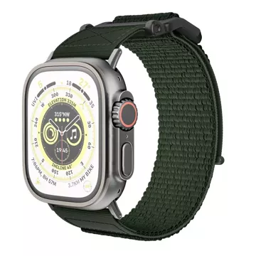 Pasek Scout do Apple Watch 4 / 5 / 6 / 7 / 8 / 9 / Se / Ultra 1 / 2 (42 / 44 / 45 / 49 MM Military Green