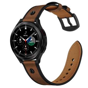 Pásek ScrewBand pro Samsung Galaxy Watch 4 / 5 / 5 PRO (40 / 42 / 44 / 45 / 46 mm) hnědý