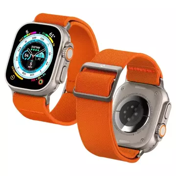 Pasek Spigen Fit Lite Ultra pro Apple Watch 4 / 5 / 6 / 7 / 8 / se / ultra (42 / 44 / 45 / 49 mm) Oranžový