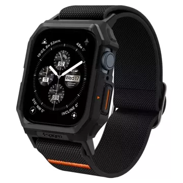 Pasek Spigen Lite Fit PRO pro Apple Watch 4 / 5 / 6 / 7 / 8 / 9 / SE (44 / 45 MM) Matte Black