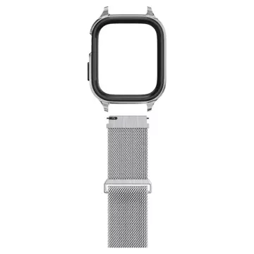 Pasek Spigen Metal Fit "Pro" pro Apple Watch 4/5/6/7/8/SE (44/45 mm) Silver