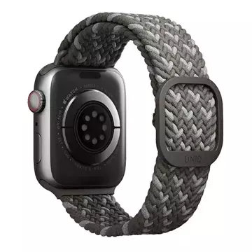 Pasek UNIQ Aspen do Apple Watch 44/42/45mm Series 4/5/6/7/8/SE/SE2 Splétané DE szary/oblázková šedá