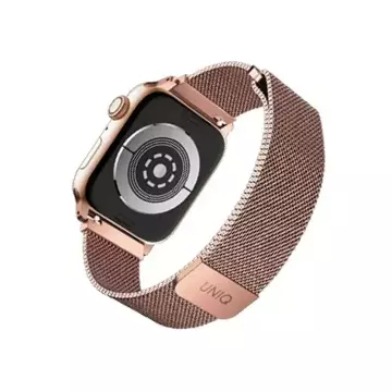 Pasek UNIQ Dante Apple Watch Series 4/5/6/7/8/SE/SE2 38/40/41 mm Nerezová ocel różwo-złoty/růžové zlato