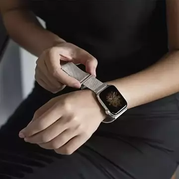 Pasek UNIQ Dante Apple Watch Series 4/5/6/7/8/SE/SE2 38/40/41 mm Nerezová ocel różwo-złoty/růžové zlato