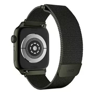 Pasek UNIQ Dante Apple Watch Series 4/5/6/7/8/SE/SE2 38/40/41 mm Nerezová ocel zielony/zelená