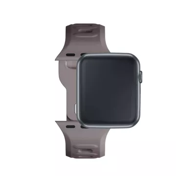 Pasek na chytré hodinky 3mk silikonový řemínek na hodinky Apple Watch 42/44/45/49 mm Taupe