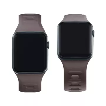 Pasek na chytré hodinky 3mk silikonový řemínek na hodinky Apple Watch 42/44/45/49 mm Taupe