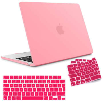 Pevné pouzdro Alogy pro Apple Macbook Air 13 2022 M2 Matte Pink Keyboard Overlay