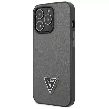 Pevné pouzdro Etui Guess GUHCP13LPSATLG pro iPhone 13 Pro / 13 6,1 Saffiano Triangle Logo