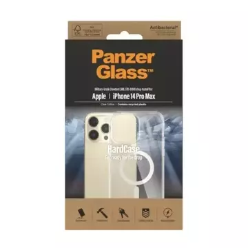 Pevné pouzdro PanzerGlass HardCase pro iPhone 14 Pro Max 6,7" MagSafe Antibacterial Military grade transparent 0412