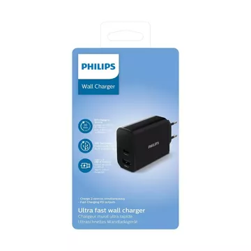 Philips nabíječka 30W USB TYPE-C PD QC Phil-DLP2621/12