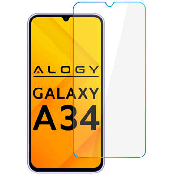 Ploché tvrzené sklo 9H Alogy Screen Protector PRO ochranná fólie na displej Samsung Galaxy A34 5G