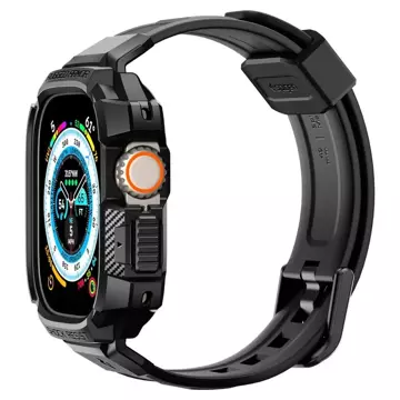 Popruh Spigen Rigged Armor "PRO" s ochranným pouzdrem pro Apple Watch Ultra 49mm Black