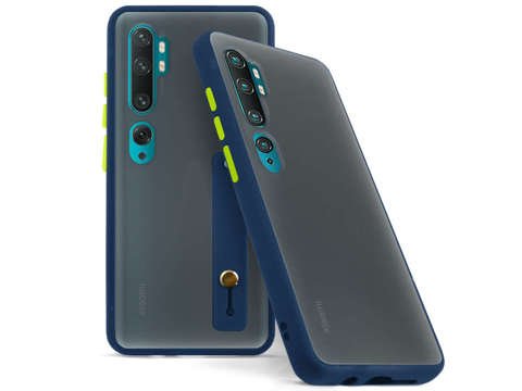 Pouzdro Alogy Bumper s páskem pro Xiaomi Mi Note 10/10 Pro Navy blue