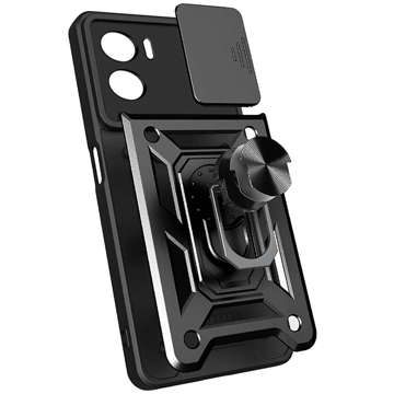 Pouzdro Alogy Camshield Stand Ring s krytem fotoaparátu pro sklo Oppo A57 5G / A77 5G