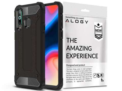 Pouzdro Alogy Hard Armor pro Samsung Galaxy A60 / M40 černé sklo Alogy