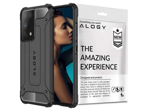 Pouzdro Alogy Hard Armor pro Samsung Galaxy S21 Ultra šedé
