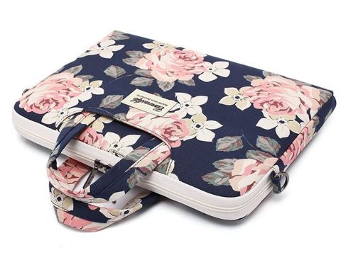 Pouzdro Canvaslife Briefcase Laptop Sleeve 13 pro MacBook Pro / Air Navy Rose