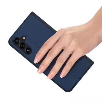 Pouzdro Dux Ducis Skin Pro pro Samsung Galaxy A14 5G flip cover card stojánek na peněženku modrý