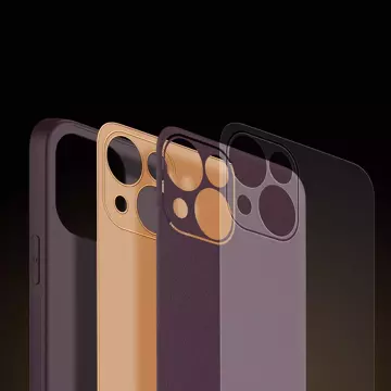 Pouzdro Dux Ducis Yolo iPhone 14 Plus elegantní kryt z ekologické kůže fialové barvy