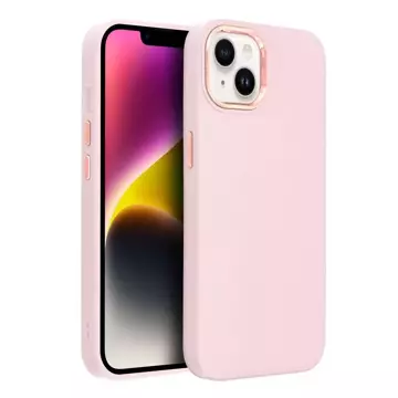 Pouzdro FRAME pro Apple iPhone 15 Pro Max, pudrově růžové