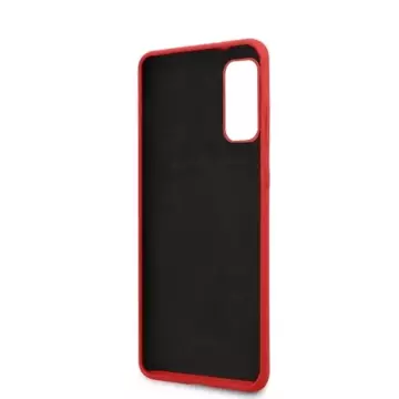 Pouzdro Ferrari Hardcase pro Samsung Galaxy S20 červené/červené silikonové pouzdro