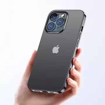 Pouzdro Joyroom 14Q pro iPhone 14 kryt s kovovým rámem černý (JR-14Q1-černý)