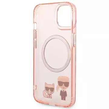 Pouzdro Karl Lagerfeld KLHMP14SHKCP pro iPhone 14 6,1" pevný obal Karl