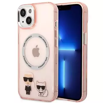 Pouzdro Karl Lagerfeld KLHMP14SHKCP pro iPhone 14 6,1" pevný obal Karl