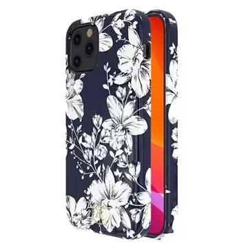 Pouzdro Kingxbar Blossom zdobené originálními krystaly Swarovski iPhone 12 mini multicolor (Lily)