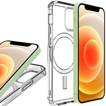 Pouzdro MagSafe Alogy Ultra Slim Mag pro Qi nabíječky pro iPhone 12 Mini Clear Glass