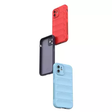 Pouzdro Magic Shield Case pro iPhone 13 flexibilní pancéřové pouzdro tmavě modré