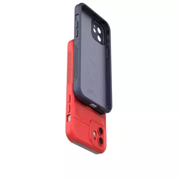 Pouzdro Magic Shield Case pro iPhone 13 flexibilní pancéřové pouzdro tmavě modré