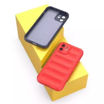 Pouzdro Magic Shield Case pro iPhone 13 flexibilní pancéřové pouzdro tmavě modré