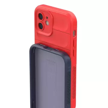 Pouzdro Magic Shield Case pro iPhone 13 flexibilní pancéřové pouzdro tmavě modré