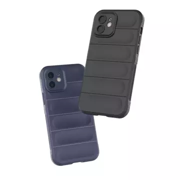 Pouzdro Magic Shield Case pro iPhone 13 flexibilní pancéřové pouzdro tmavě modré