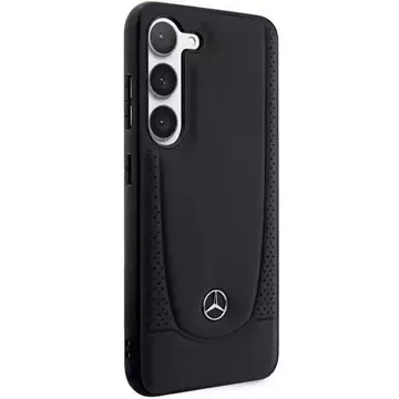 Pouzdro Mercedes Case pro Samsung Galaxy S23 Plus HardCase Leather Urban černé