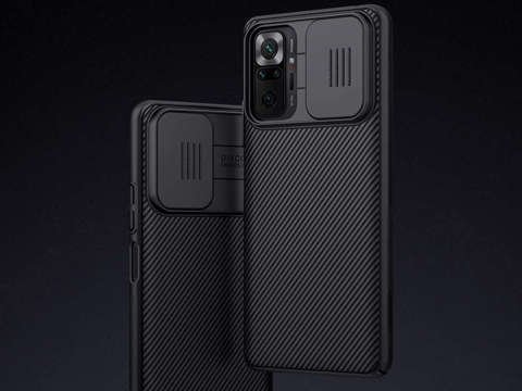 Pouzdro Nillkin CamShield pro sklo Xiaomi Redmi Note 10 Pro Black Alogy