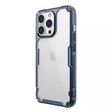 Pouzdro Nillkin Nature Pro pro iPhone 13 Pro Max obrněný kryt modrý kryt