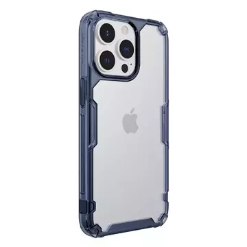 Pouzdro Nillkin Nature Pro pro iPhone 13 Pro Max obrněný kryt modrý kryt