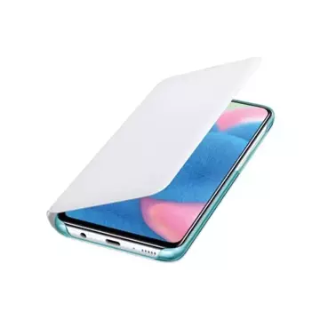 Pouzdro Samsung EF-WA307PW pro Samsung Galaxy A30s bílé/bílé Peněženka A307